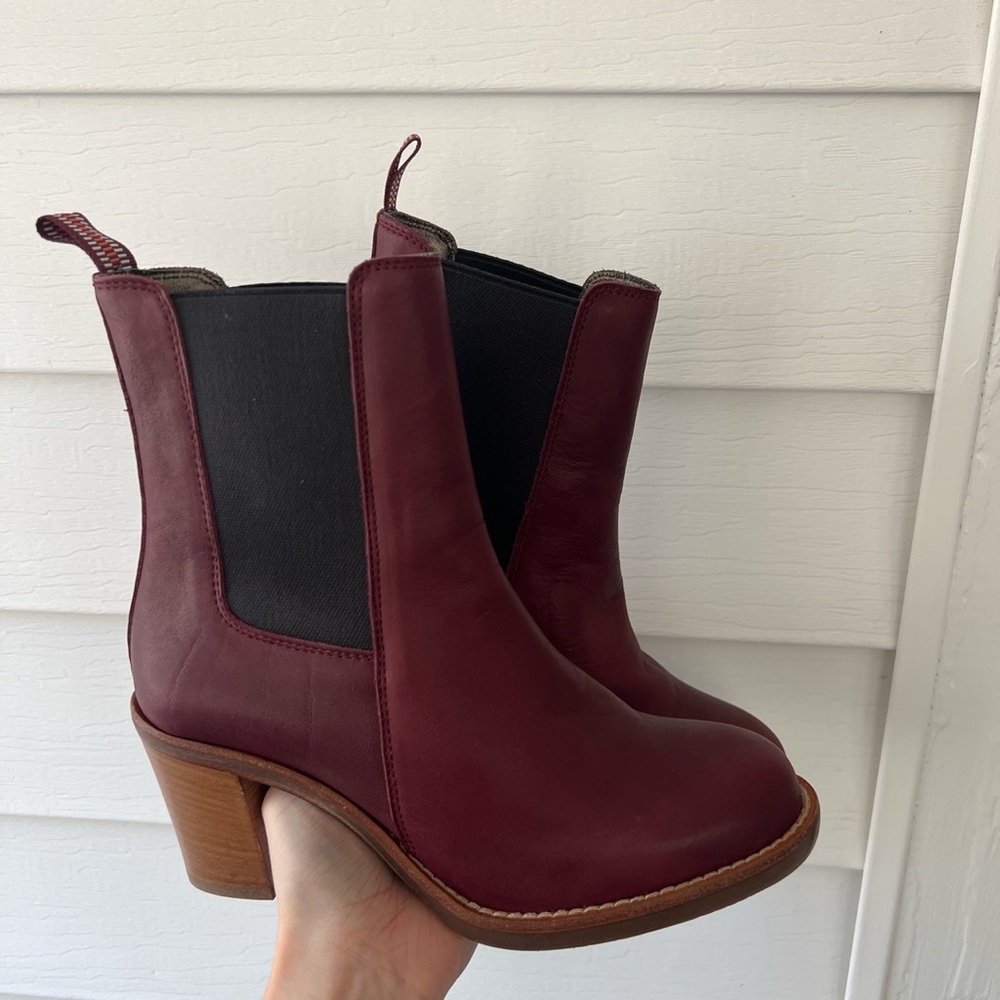 Shabbies Red Booties Size 38- US 7.5